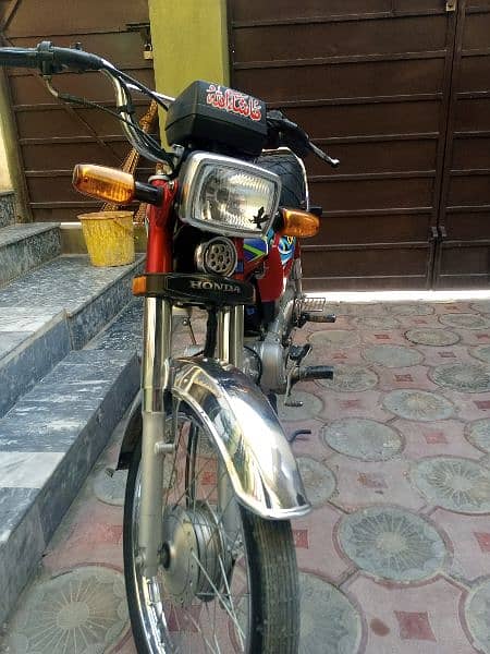 honda CD70 argent for sale 24 shape 2