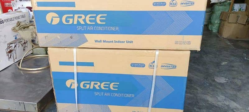 Gree AC brand New DC inverter 1.5 ton T3 series seal very argent 12