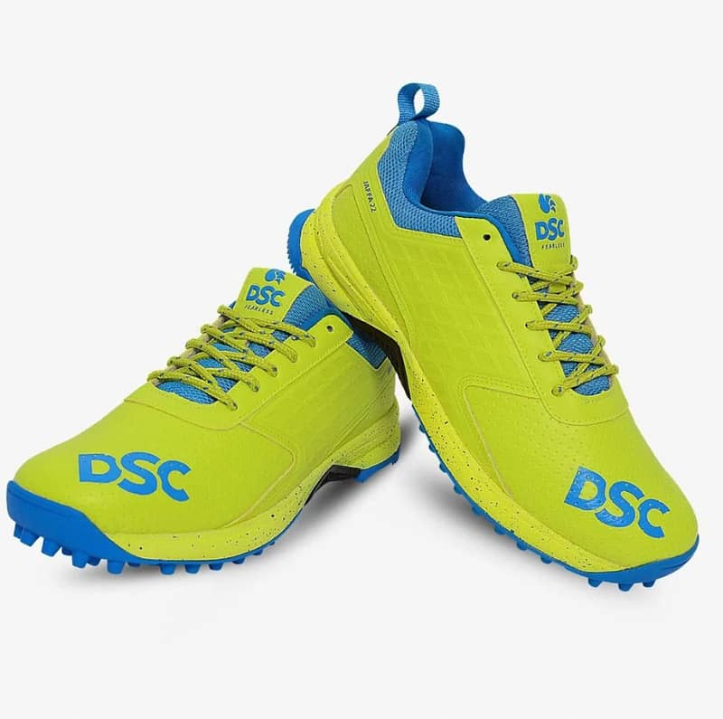 DSC Green Jaffa 22 Cricket Shoes, Size (India/UK) 3