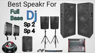 Dj for rent speaker 03028407501