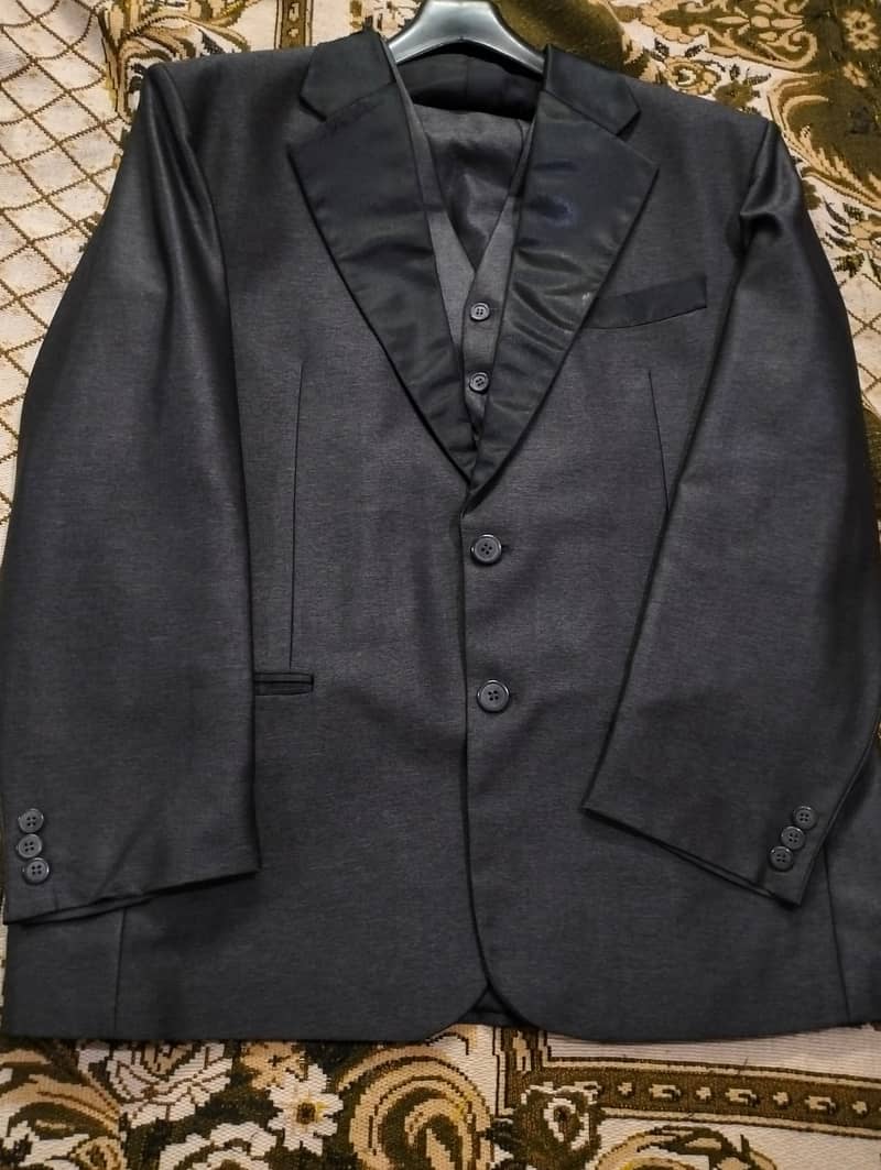 Gents Dress Suit 2 Two 3 Three Piece PC Coat Pant Tuxedo Stitched Men 8