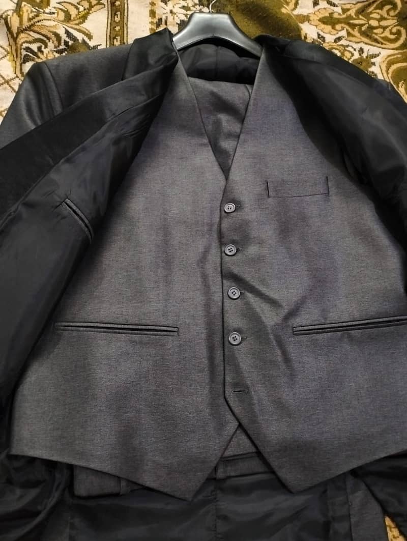 Gents Dress Suit 2 Two 3 Three Piece PC Coat Pant Tuxedo Stitched Men 11