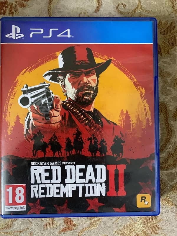 Red Dead Redemption 2 PlayStation 4 disk @rdr2 0