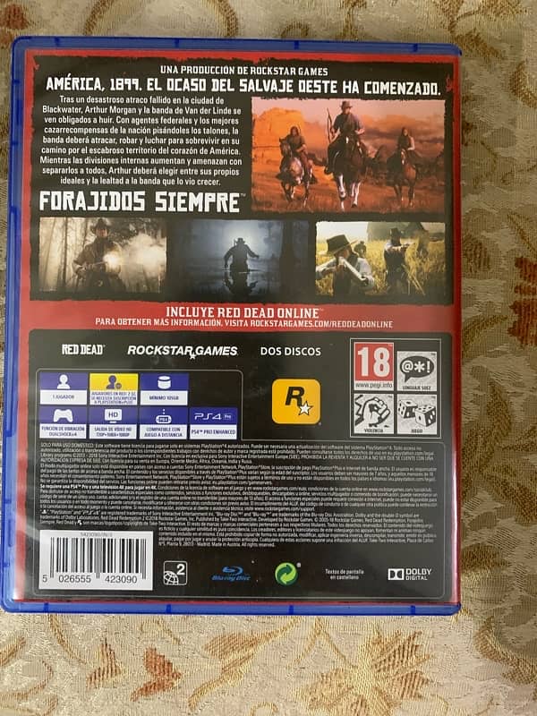 Red Dead Redemption 2 PlayStation 4 disk @rdr2 1