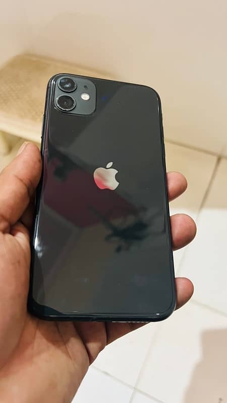 iphone 11 128gb black PTA Dual physical 4