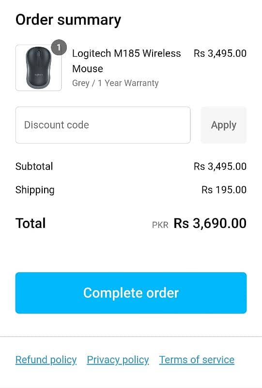 Logitech M185 Wireless Mouse 1