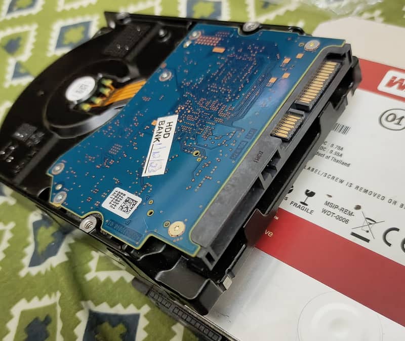 SCRAP GIVEAWAYS. . . DAMAGED WD RED 6TB 64MB-7200RPM HDD (02PCS)!!! 7