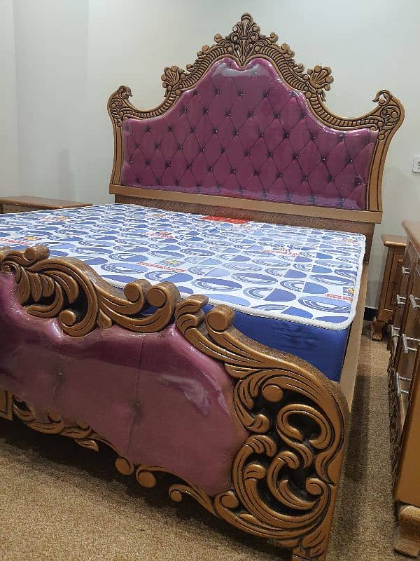 carving bed set king size new not used cinyoti style (call me) 0