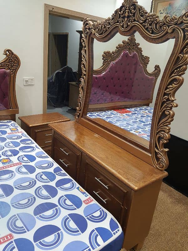 carving bed set king size new not used cinyoti style (call me) 5