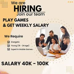 Online Work Play Games and Get weekly salary