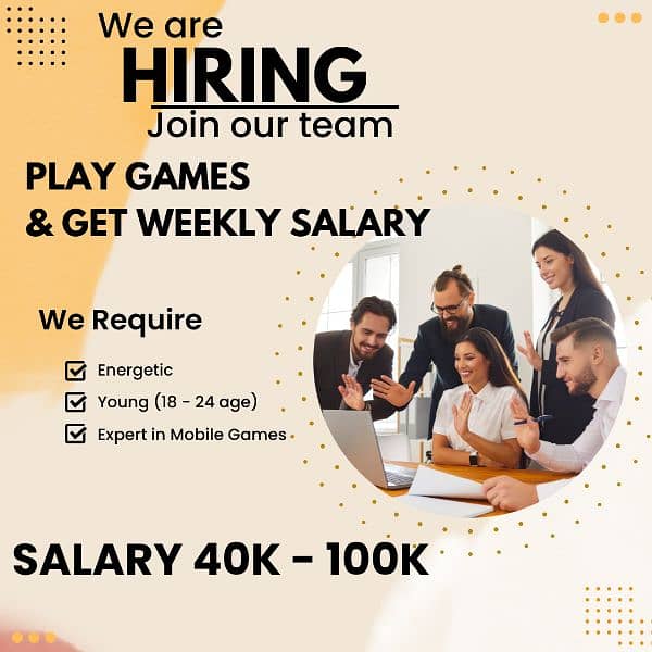 Online Work Play Games and Get weekly salary 0