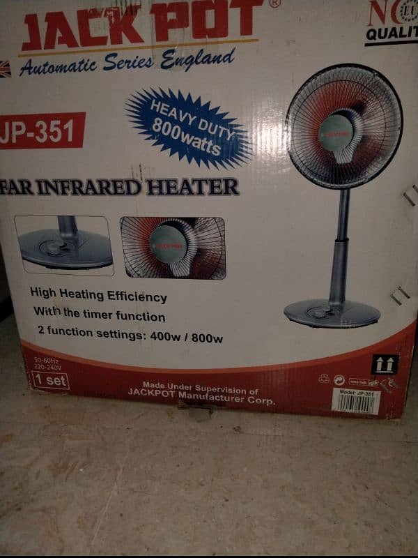 Heater JACKPOT fan style 3