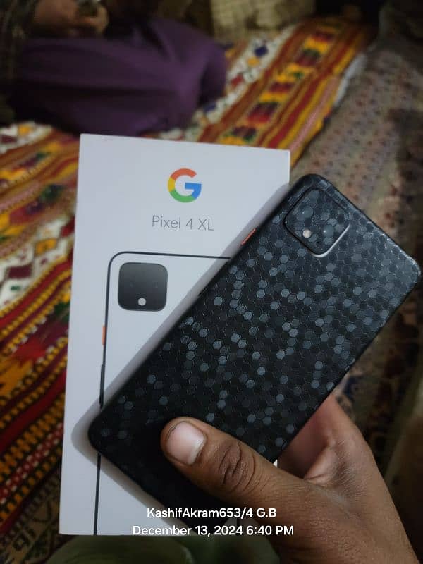 google pixel 4xl 10.10 full box  64gb non pta 0