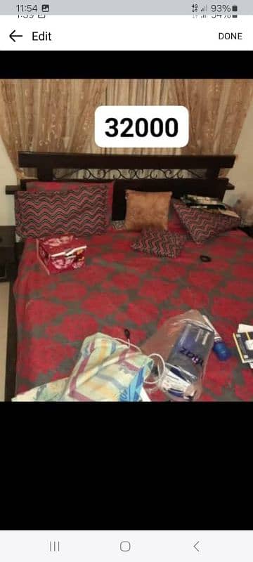 2 single bed with foam and 1 king size bed with densing 4