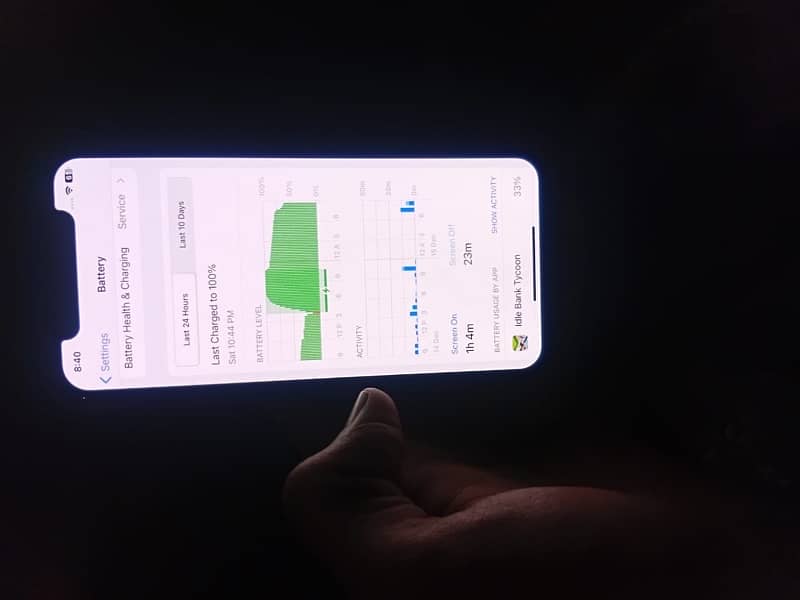 Iphone x 64Gb battery health 78% 1