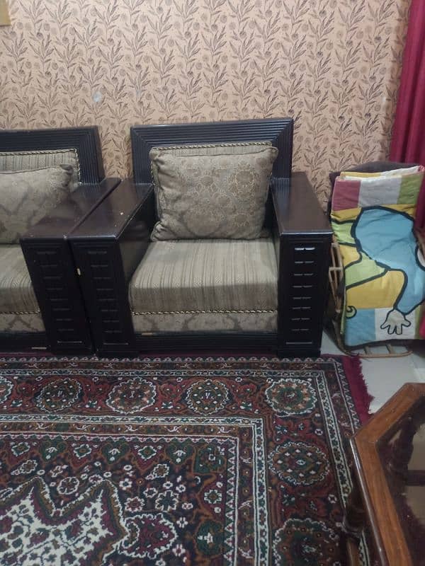 wooden sofa set for sale 0