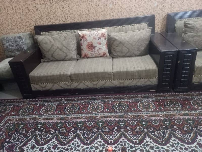 wooden sofa set for sale 1