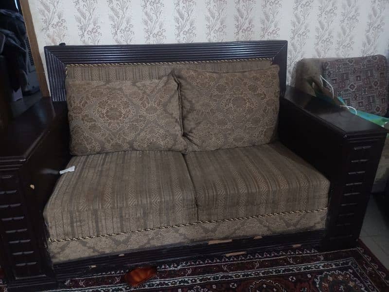 wooden sofa set for sale 2