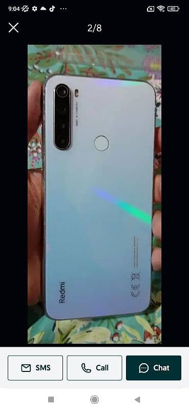 redmi note 8 4gb 64 gb with box good condition 0