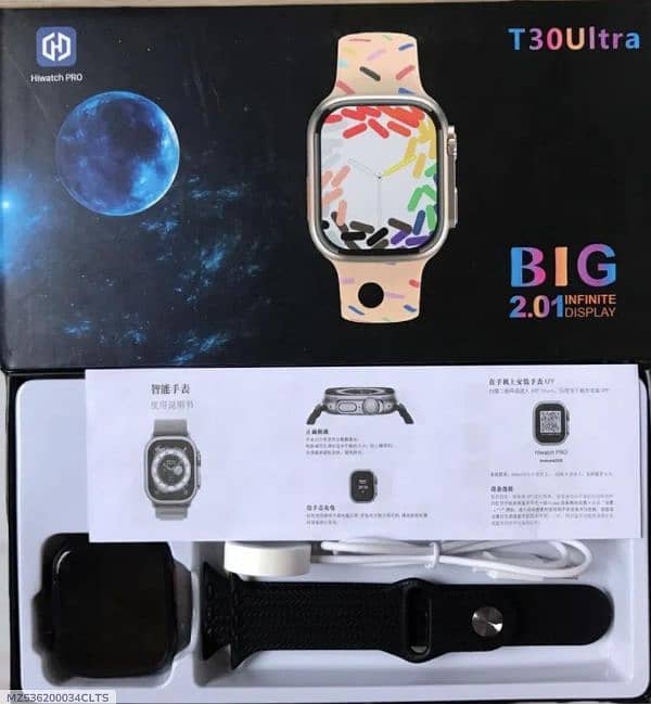 T 30 ultra smart watch 0