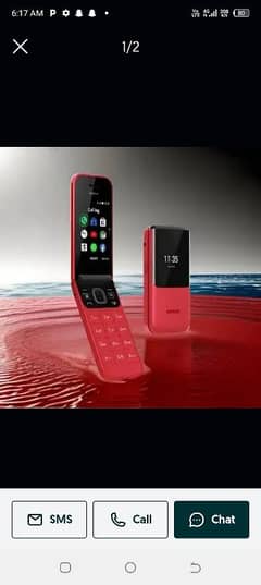 Nokia 2720flip dual sim box pack