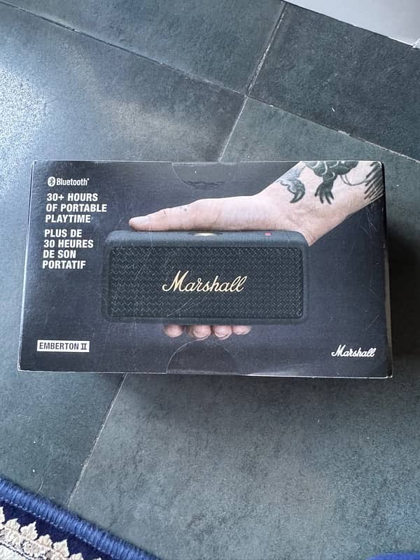 Marshall emberton 2 bluetooth speaker 1