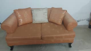 6 Seater Sofa Set (2+2+1+1) alongwith Dining table set (6) and trolley