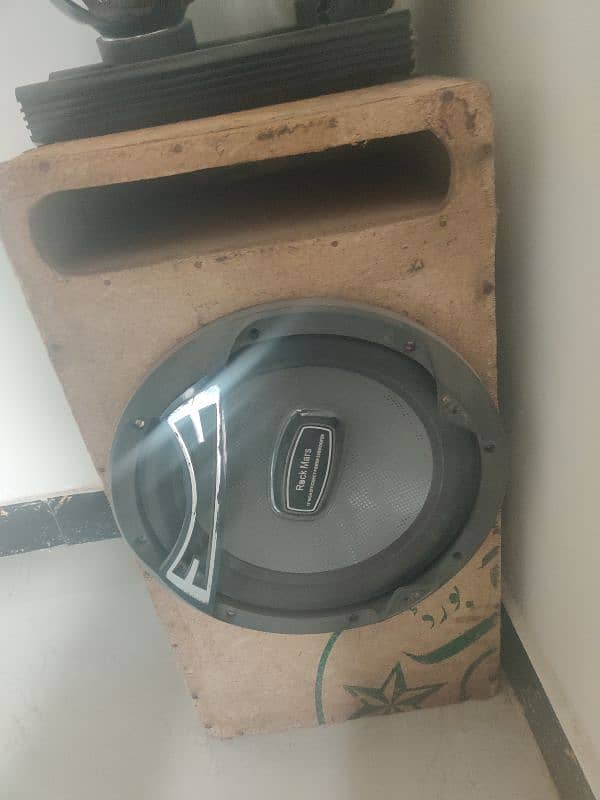 original rock Mars woofer,Amplifier and mega sound speakers 5