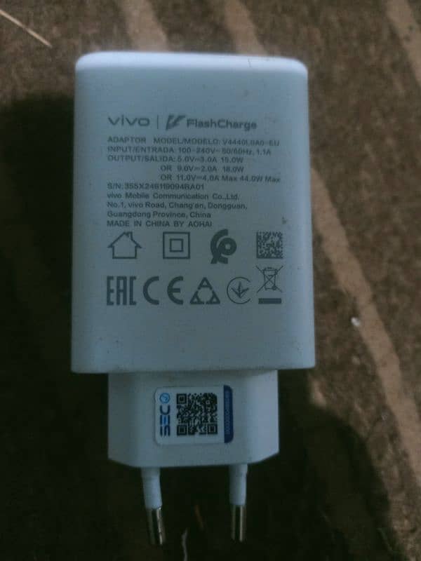 vivo v23e original charger 0