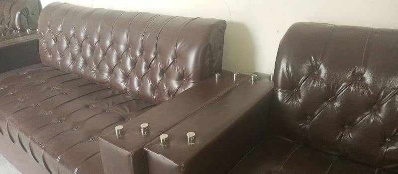 Leather Sofa Set 7 Seater 2