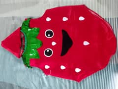 Strawberry Cosutme for Kids (with Cap) of age 06 to 08 years