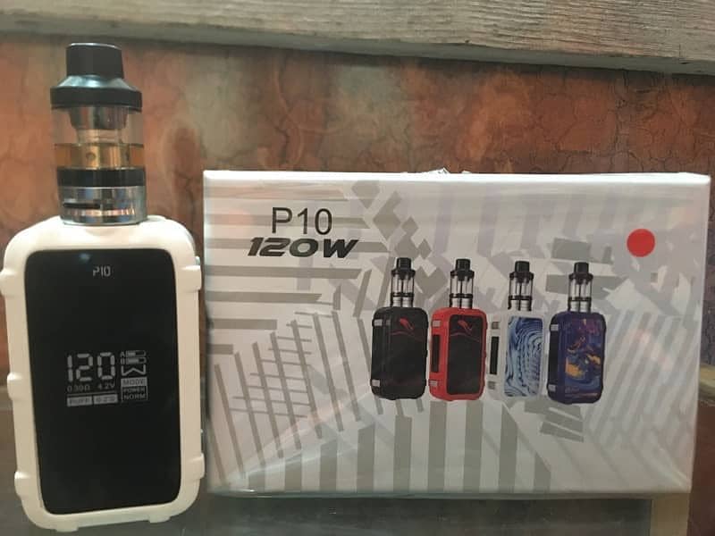 P10 vape 120watt avaliable with free flavor 1