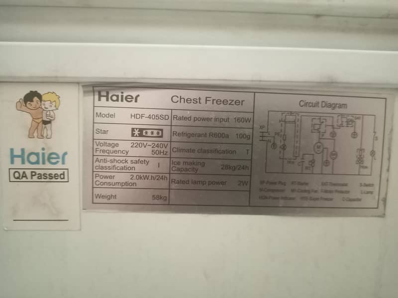 Haier deepfrezer 1