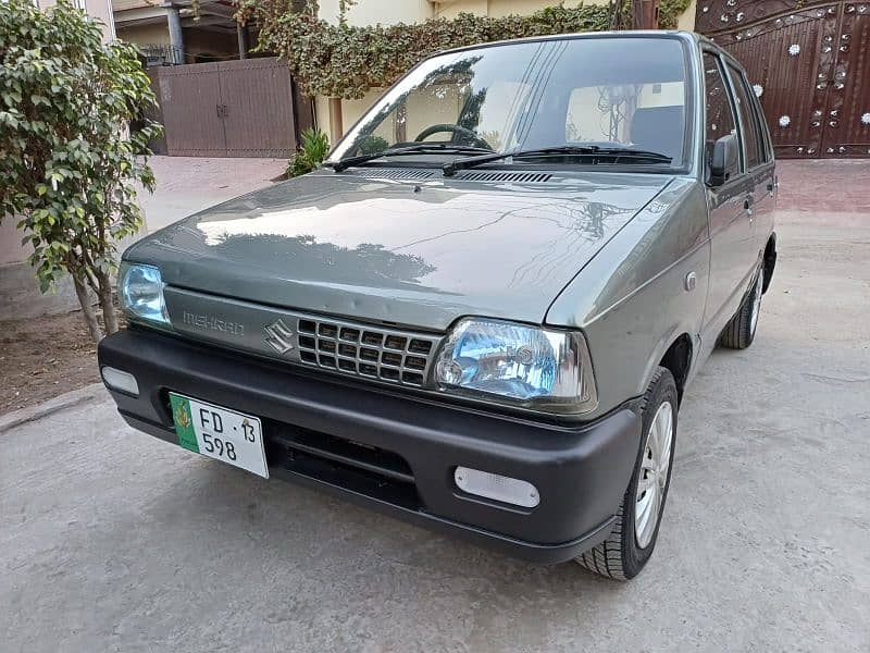 Suzuki Mehran VX 2013 with ac total original car 1