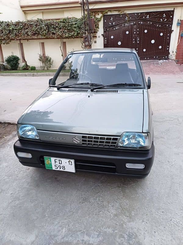 Suzuki Mehran VX 2013 with ac total original car 3