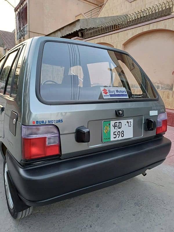 Suzuki Mehran VX 2013 with ac total original car 7