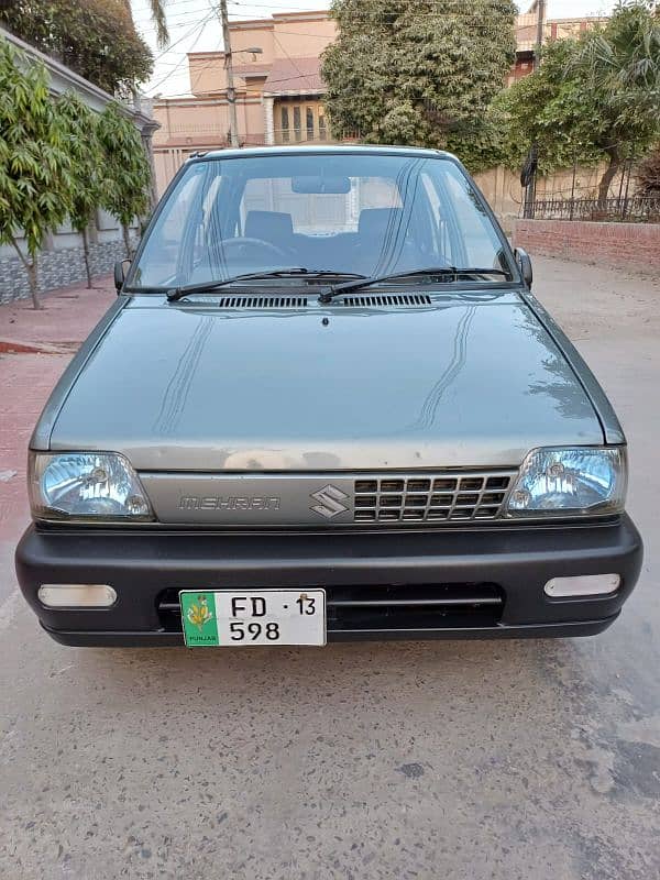 Suzuki Mehran VX 2013 with ac total original car 9