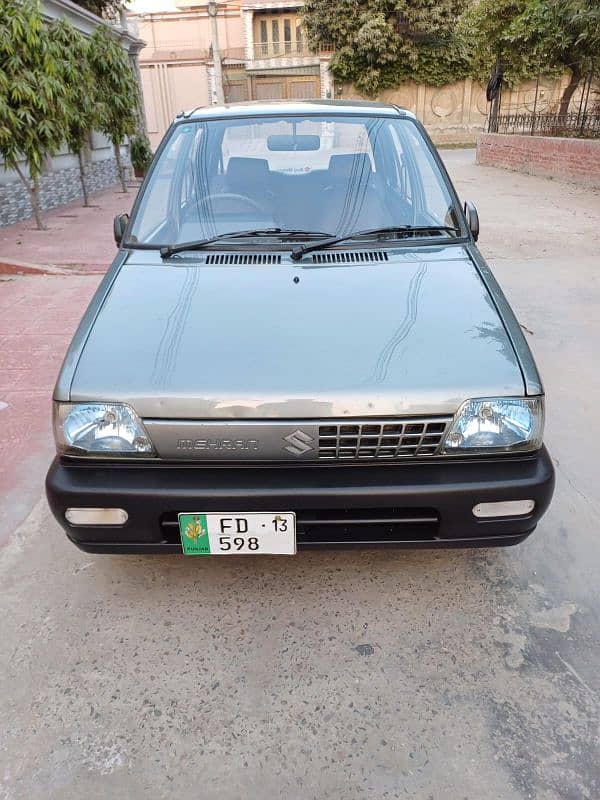 Suzuki Mehran VX 2013 with ac total original car 10