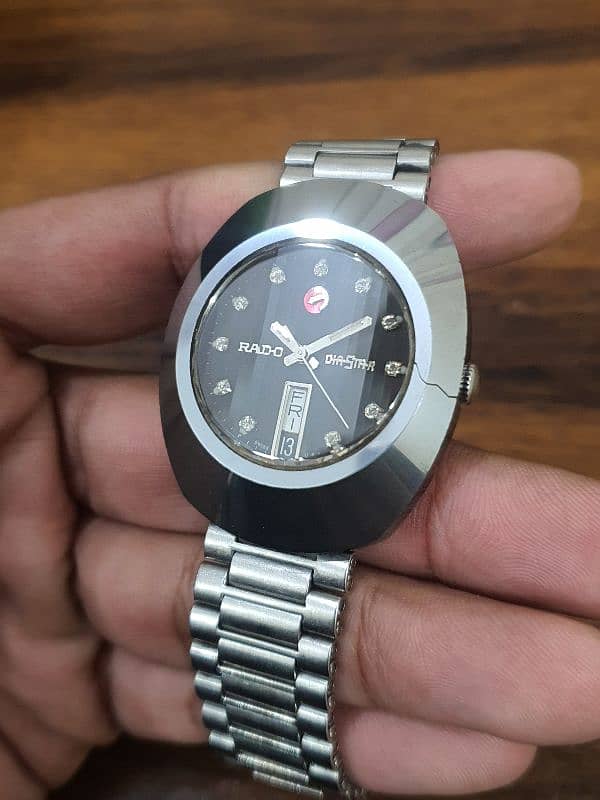 Original Rado Diastar Silver Automatic with Box 2