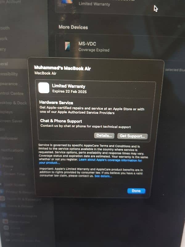 Macbook Air M2 2024 Under Warranty 4