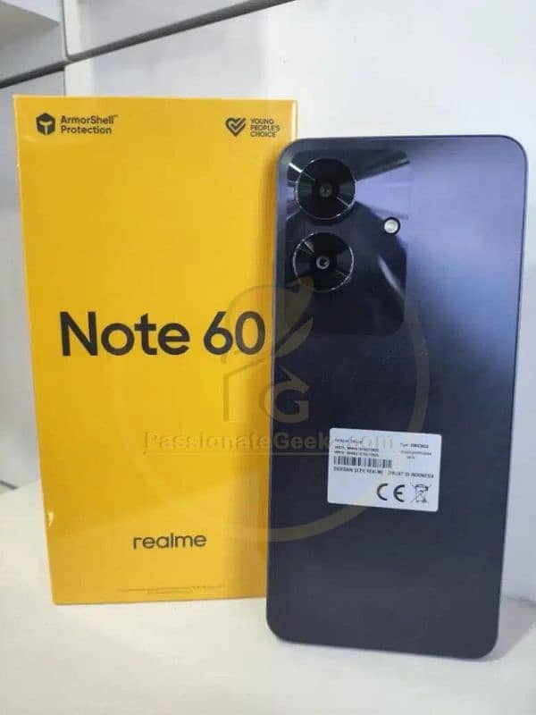 Realme note 60.4. 64. phone 03046536618 0