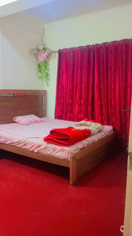 Full furnished 2bedroom flat available for rent Islamabad 0