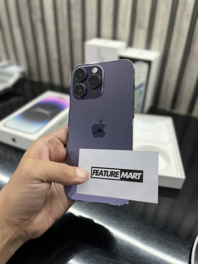 14 Pro Max 128GB NonPTA Purple Colour 0