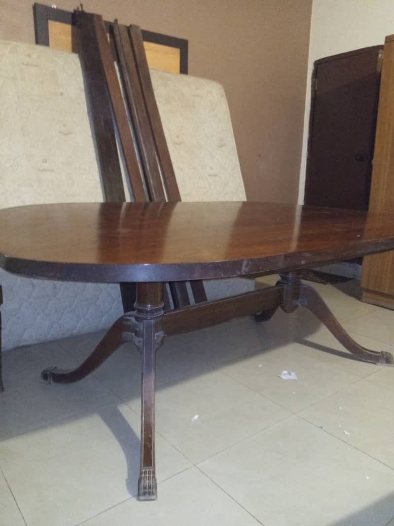 Cheesham wooden dining table 0