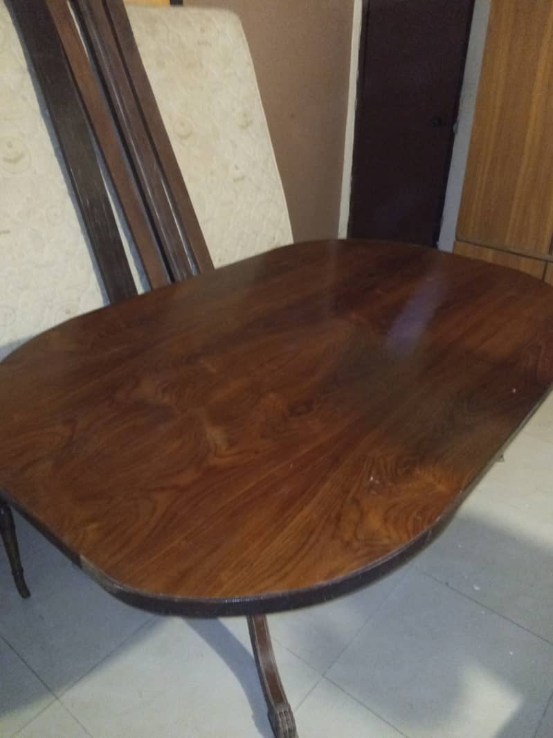 Cheesham wooden dining table 2