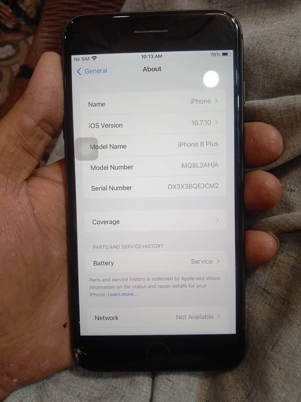 iphone 8 plus non pta factory unlock GB 64 water park original 2