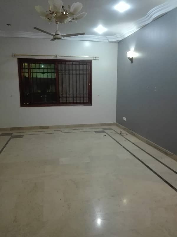 four bed dd 1st floor portion for rent in johar 1