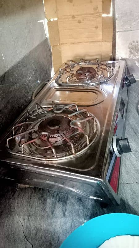 Steel gas stove 0