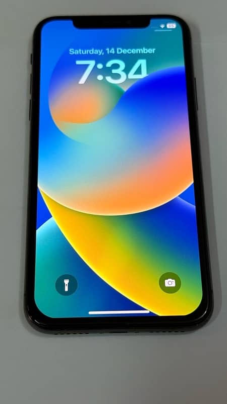 IPHONE X 64 GB Space Grey PTA APPROVED 0