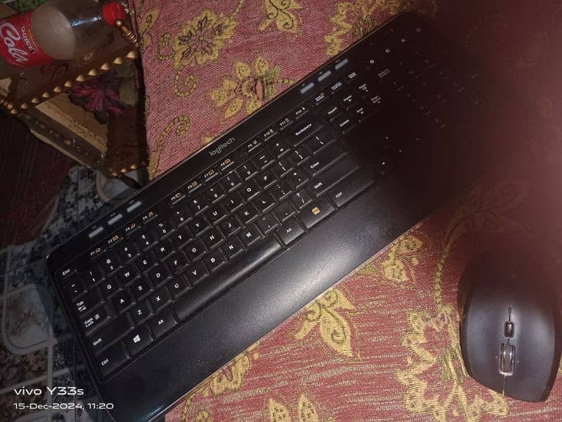 wireless keyboard and mouse combo logi tech original  03156879894 1